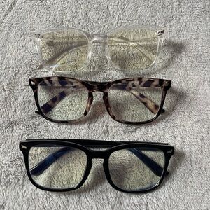 Women’s set of 3 blue light Glasses